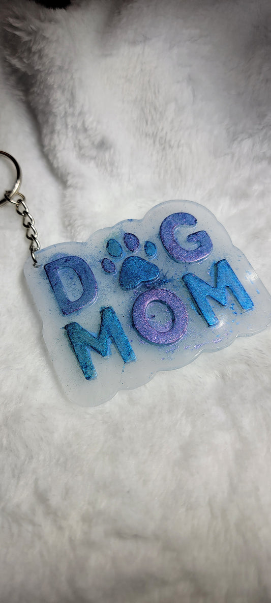 Dog Mom Keychain