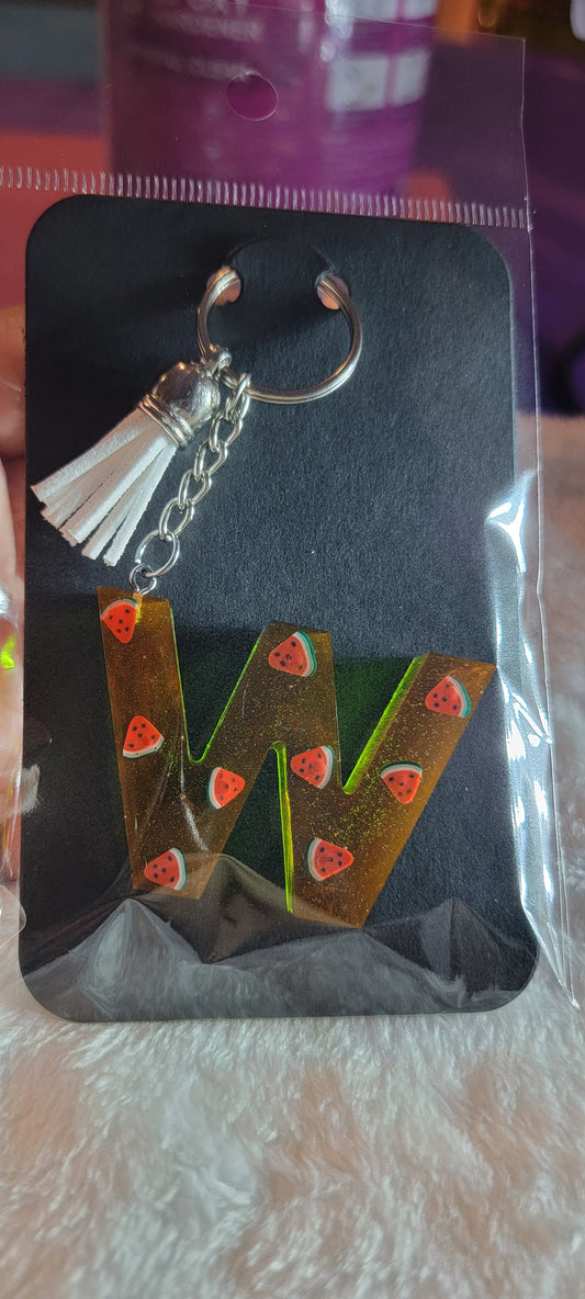 Letter Keychain "W"