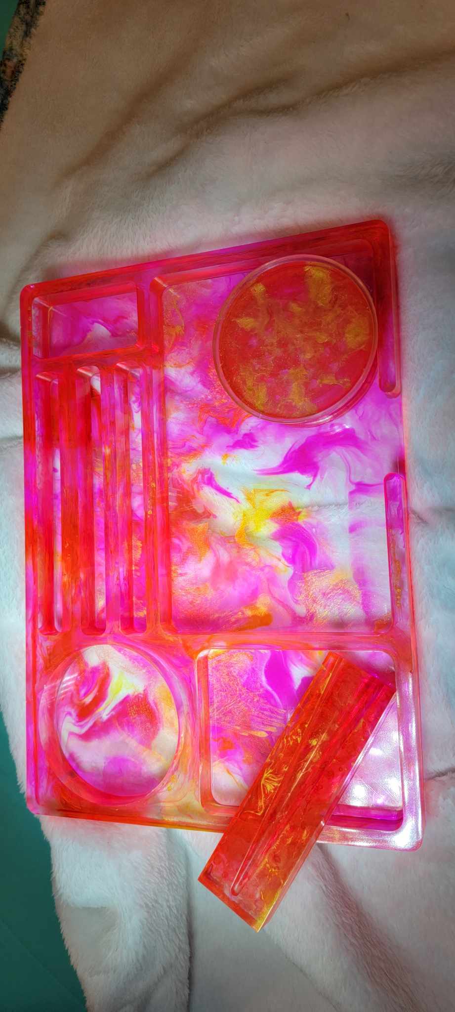 Pink Tray Set