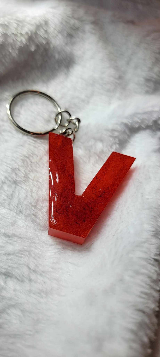 Letter Keychain "V"