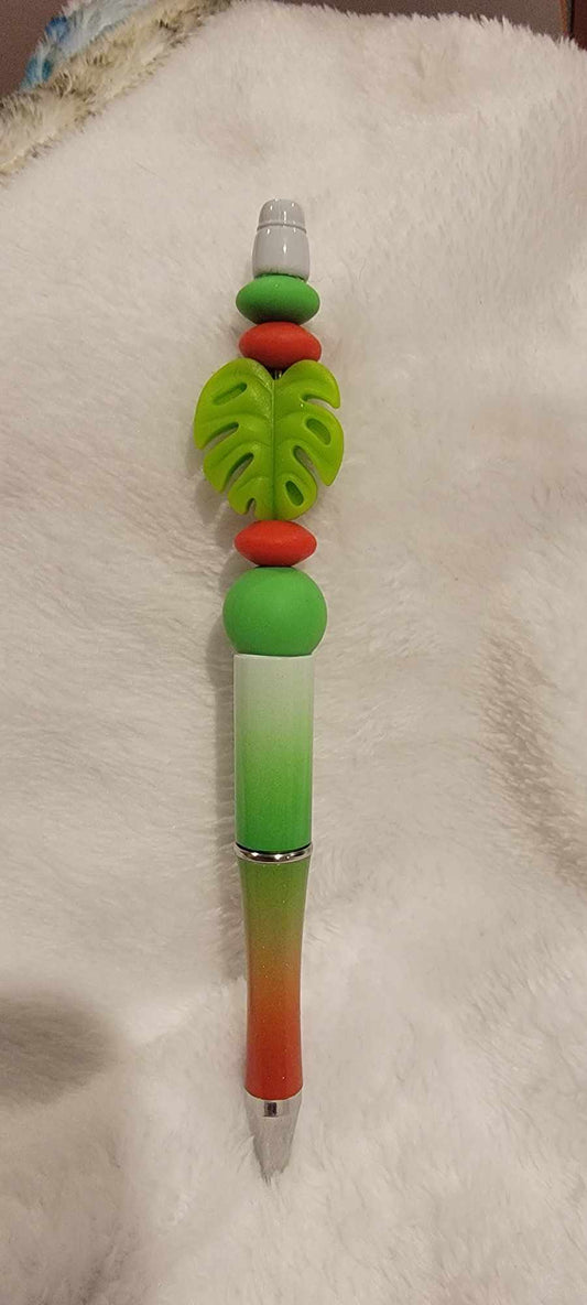 Green Monstera Pen #7